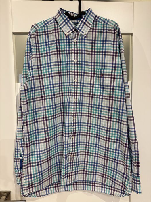 Gant stylowa koszula GANT w kratkę, rozmiar L.