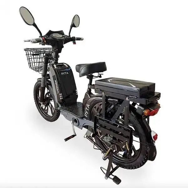 Электроскутер Двухместный FADA RUTA (1000W, 60V,15Ah, 17") Черный