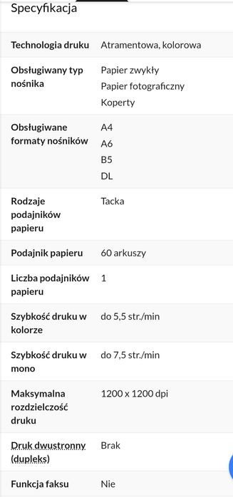 Drukarka hp 2140, skaner, kopiarka
