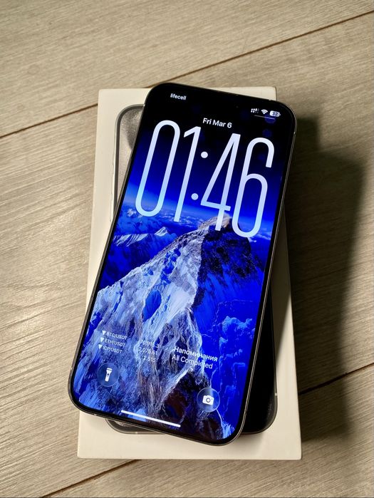 iPhone 15 Pro Max 256gb white titanium