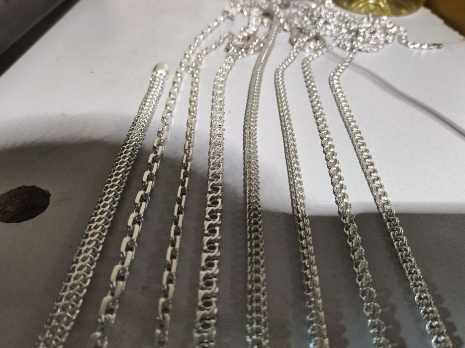 Цепочки серебро 925 в наличии новое