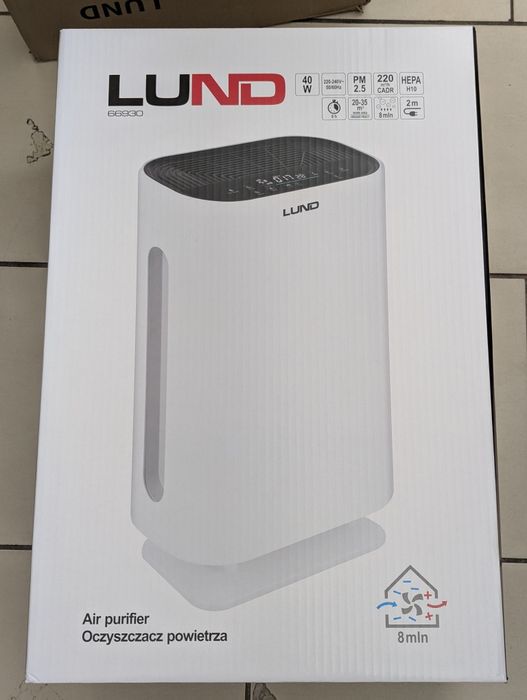 Oczyszczacz powietrza Lund OCZYSZCZACZ POWIETRZA 40W, 220M3/H, HEPA, 4