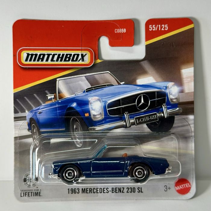 Matchbox 1963 Mercedes-Benz 230 SL Azul