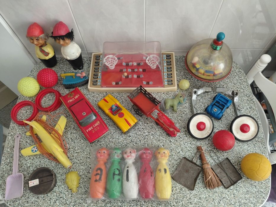 Brinquedos vintage. Anos 70 e 80