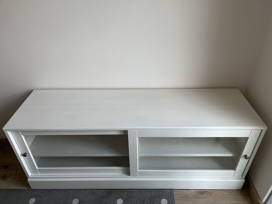 Szafka rtv komoda Ikea Havsta drewniana drewni