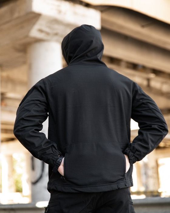 Куртка Міська тактична Чорна MAXIMUS софтшел black