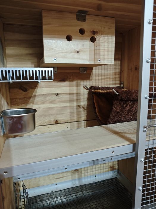 Вітрина для шиншилл з меблевого щита, тиха 80*50*40