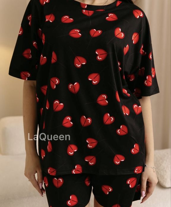 Жіноча піжама , піжама, піжама  шорти та футболка