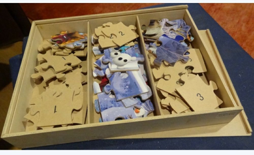 Puzzle kraina lodu Anna i Elsa