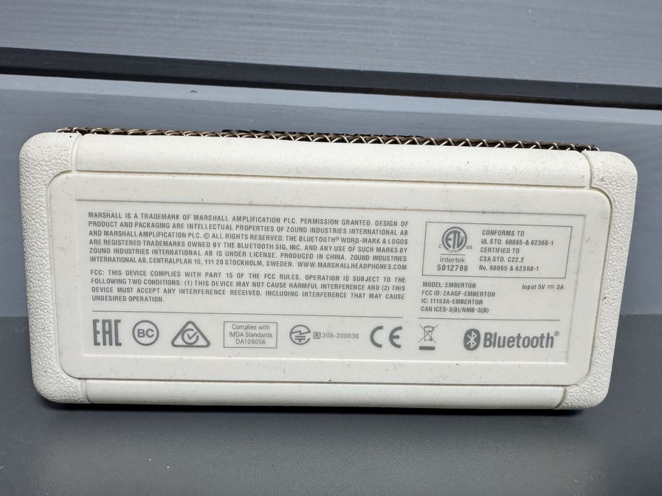Портативна колонка Marshall emberton