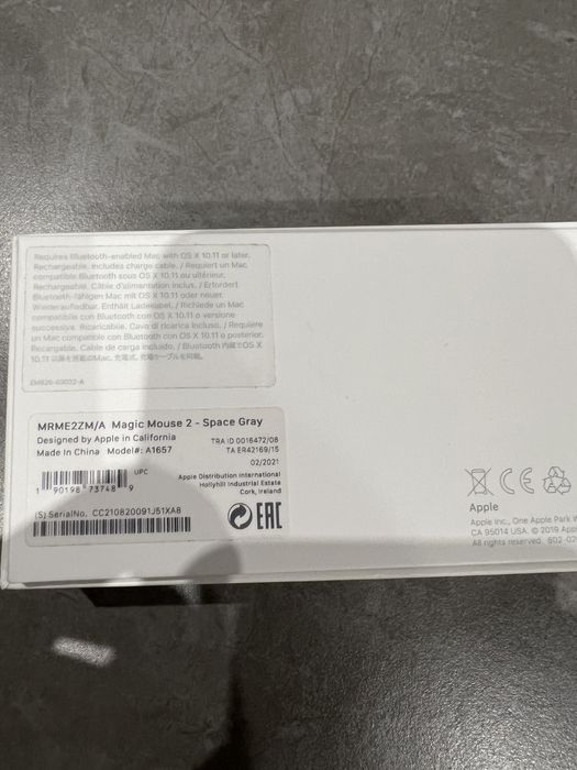 мишка бездротова Apple Magic Mause Black