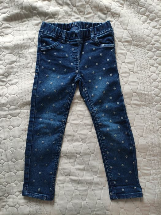 Spodnie jeansowe jeansy dla dziewczynki smyk