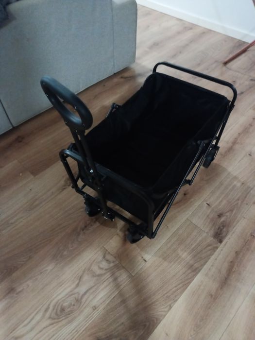 Carro dobrável cor preto