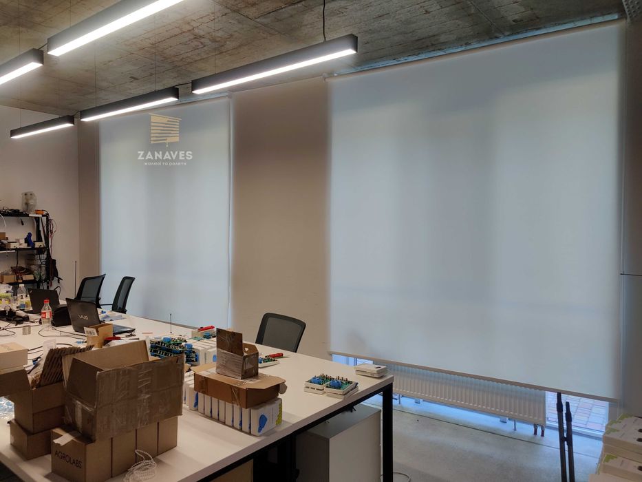 Рулонные шторы, ролеты день ночь, жалюзи, римские, тканинні ролети