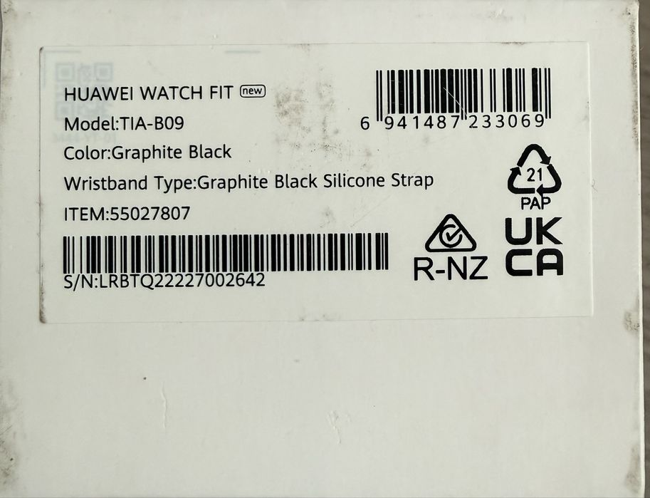 Huawei watch fit