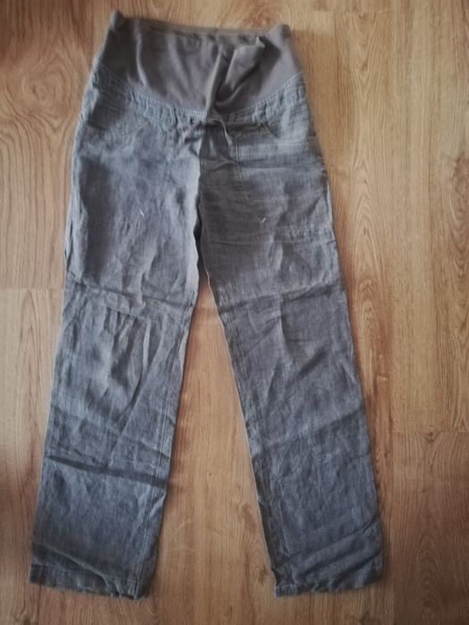 Spodnie ciążowe, len C&A