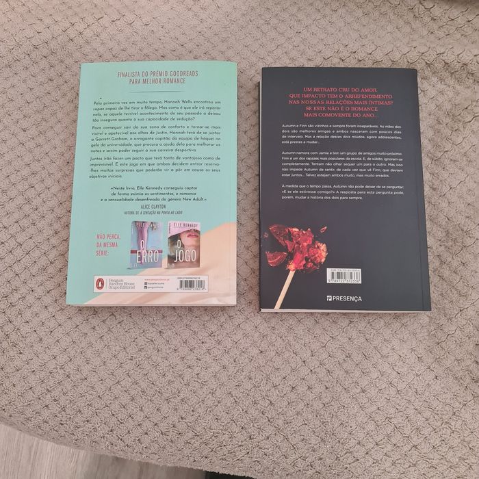 Livros  de 2 grandes Autores romance