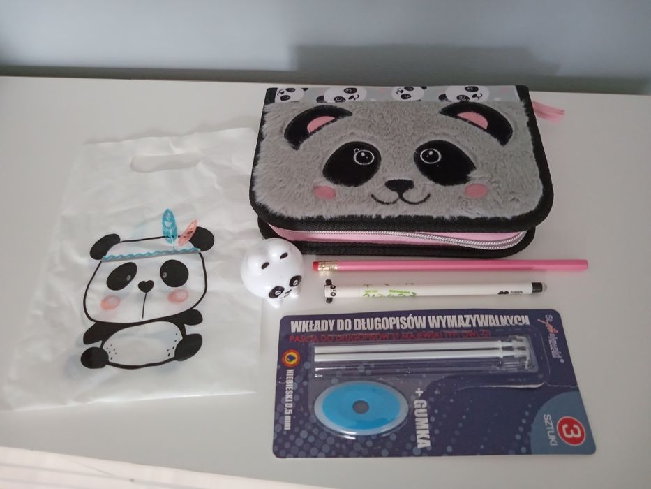 Piórnik szkolny nowy Bambino Panda