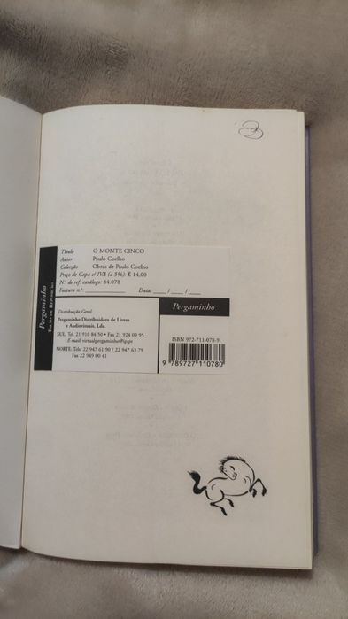 Livro O Monte Cinco - Paulo Coelho