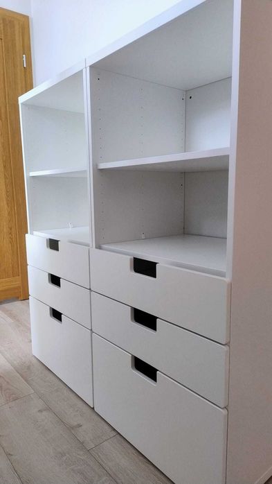 2x Ikea Stuva komoda dziecięca biała