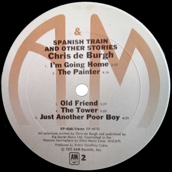 Chris de Burgh	- - - - -	Spanish Train And Other Stories	- - - - -	LP