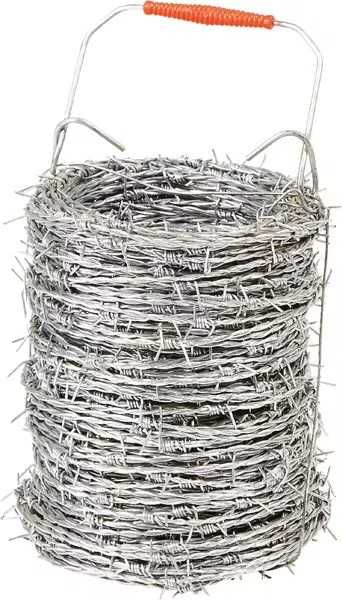 Drut kolczasty podwójny ocynkowany 1,7mm 100m