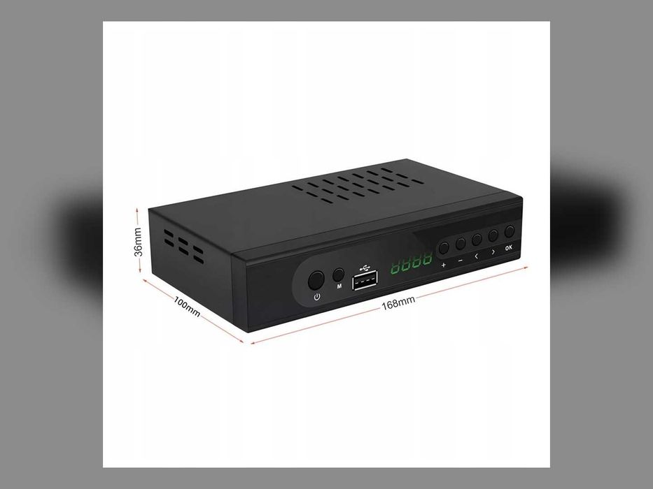 Tuner DVB-T2 Dekoder Telewizji Naziemnej HEVC H.265 4K Ultra HD HDMI USB Nagrywanie PVR Pilot Scart