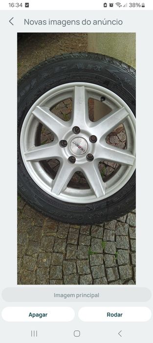 Jantes  16 com pneus 5×120