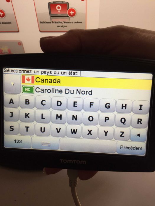 GPS Tom tom para a América e Canada