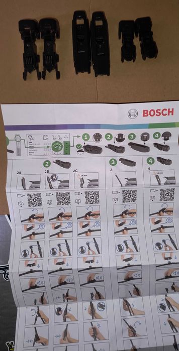 Adaptery do wycieraczek samochodowych BOSCH AEROECO
