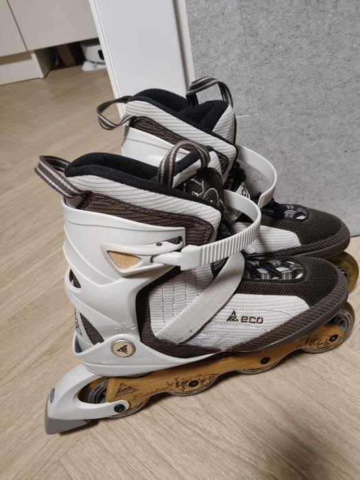 Kompletny Zestaw na Rolki: Rolki K2 r. 44 + Kask Hi-Tec L + Ochraniacze Fila L