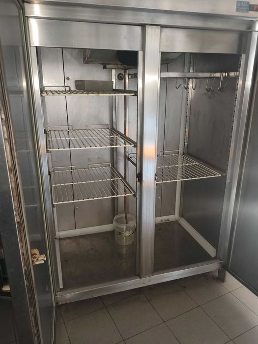 Frigorífico industrial vertical grande inox