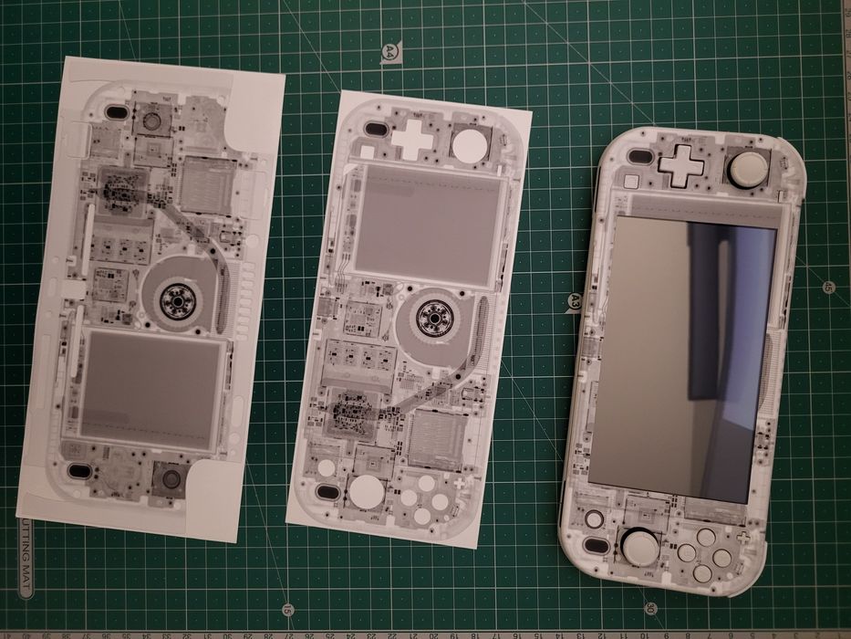 Skin dbrand x-ray light para Switch Lite - glass fit