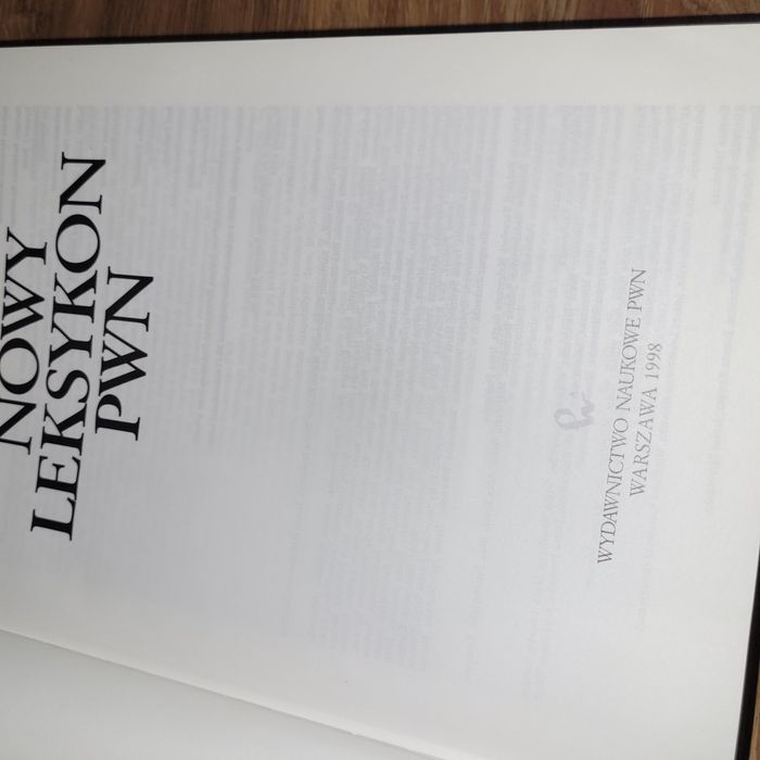 Encyklopedia Nowy leksykon PWN