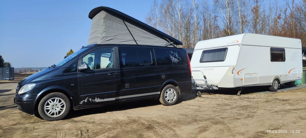 Mercedes-Benz Viano Mercedes viano MarcoPolo, V6 3,0CDI. Kamper, HYMER LIVING