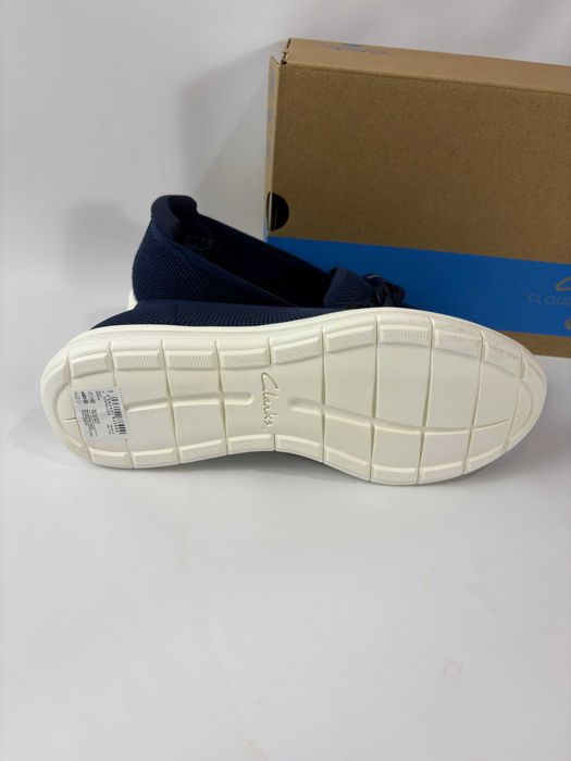 Жіночі легкі текстильні мокасини сліпони Clarks Ezrinn 42 розмір
