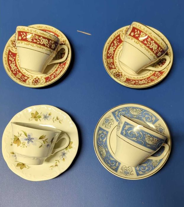 Chávenas de Café Vista Alegre,  Japão, China e Inglesas e Alfe