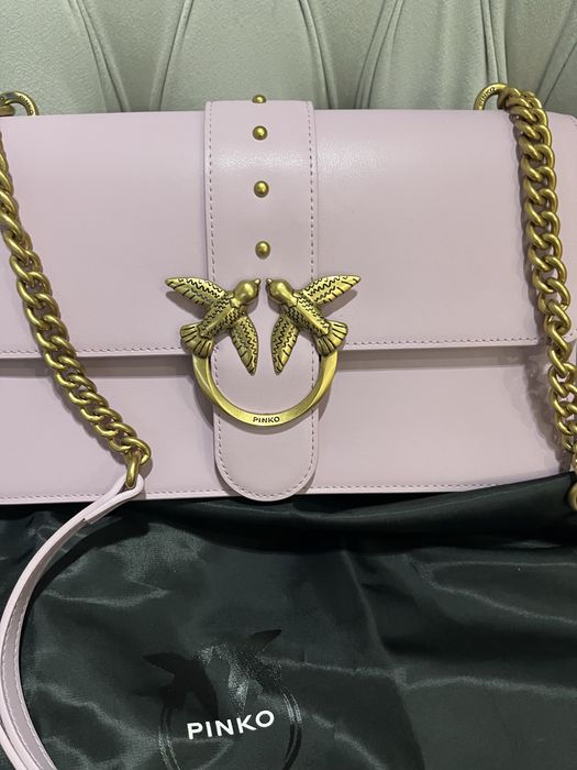 Pinko Love One Classic torebka fiolet / lila stan  idealny