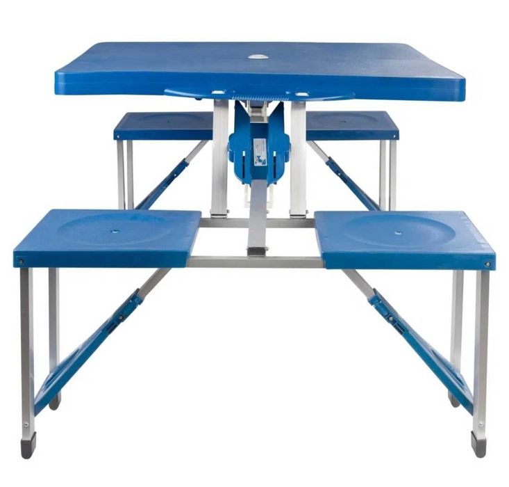 Mesa de campismo com assentos