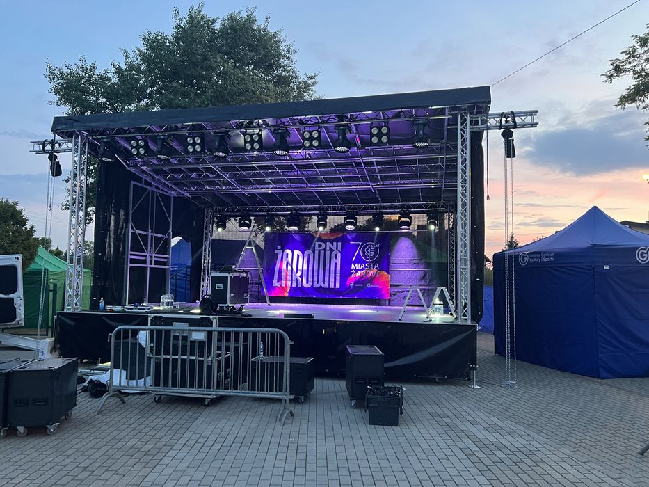 Scena mobilna 8x6m - Wynajem