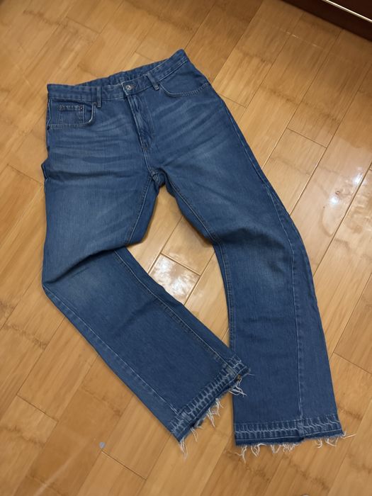 Flared jeans Zara Blue