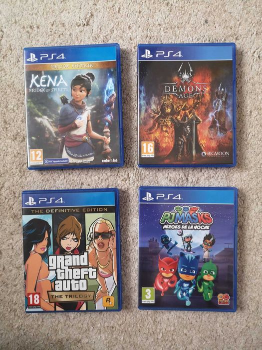 9 jogos para PS4 (preços na descrição)