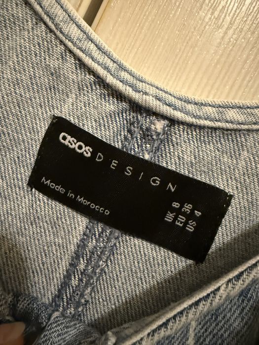 Kombinezon letni damski jeansowy Asos NOWY S