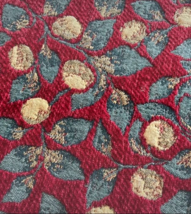 Elegancki obrus gobelinowy z motywem cytryn – 150x150 cm
