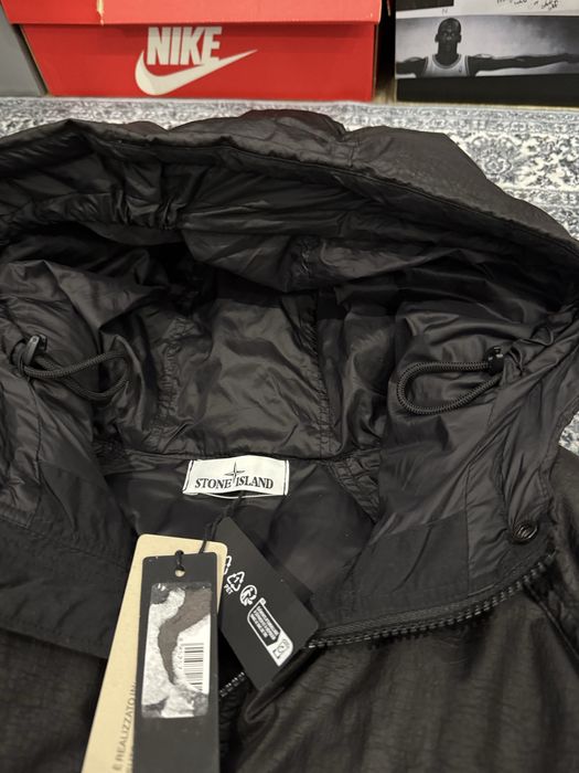 Пуховик stone island garment dyed nylon