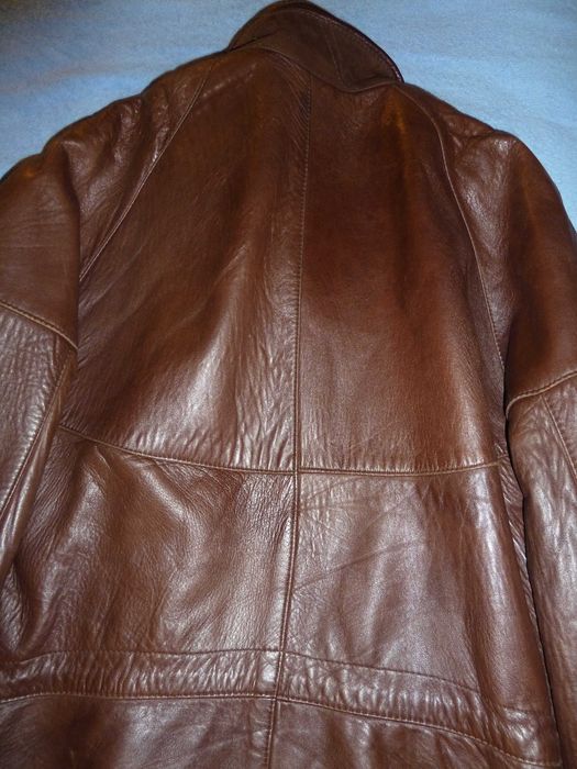 Parka usada em pele castanha 54 - SALDO