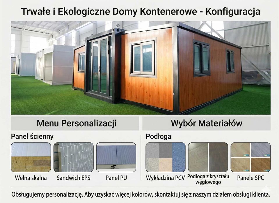 Nowoczesny DOMEK MODUŁOWY 35m² z PANORAMICZNYM widokiem Gotowy od ręki