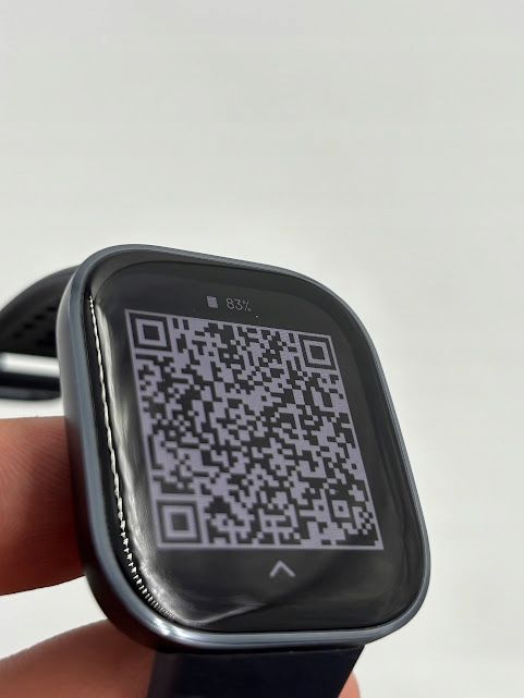 smartwatch amazfit bip 6 gps 1,9" amoled 5 atm czarny bluetooth