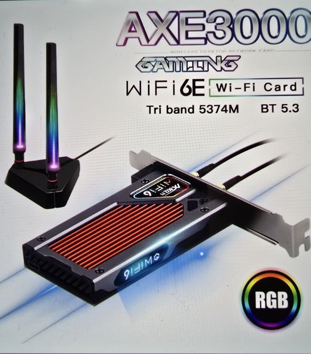 Мережева карта Fenvi AXE3000 Wi-Fi 6E