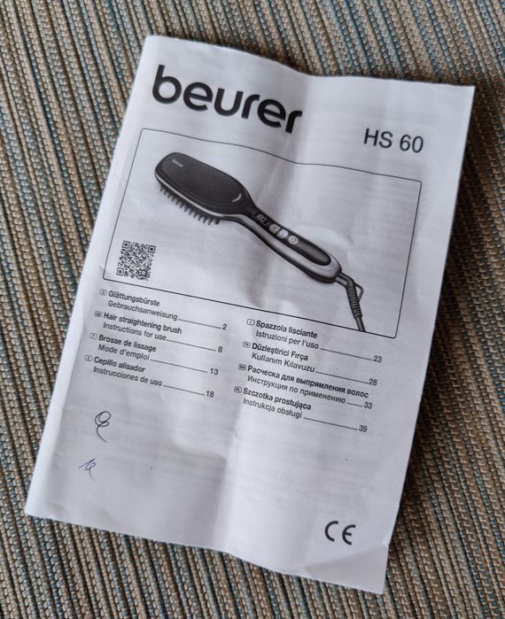Escova alisadora de cabelo BEURER HS 60